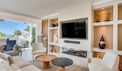 Cancun Rental Residences - Ático Estepona - Vista Golf - Genral Salón